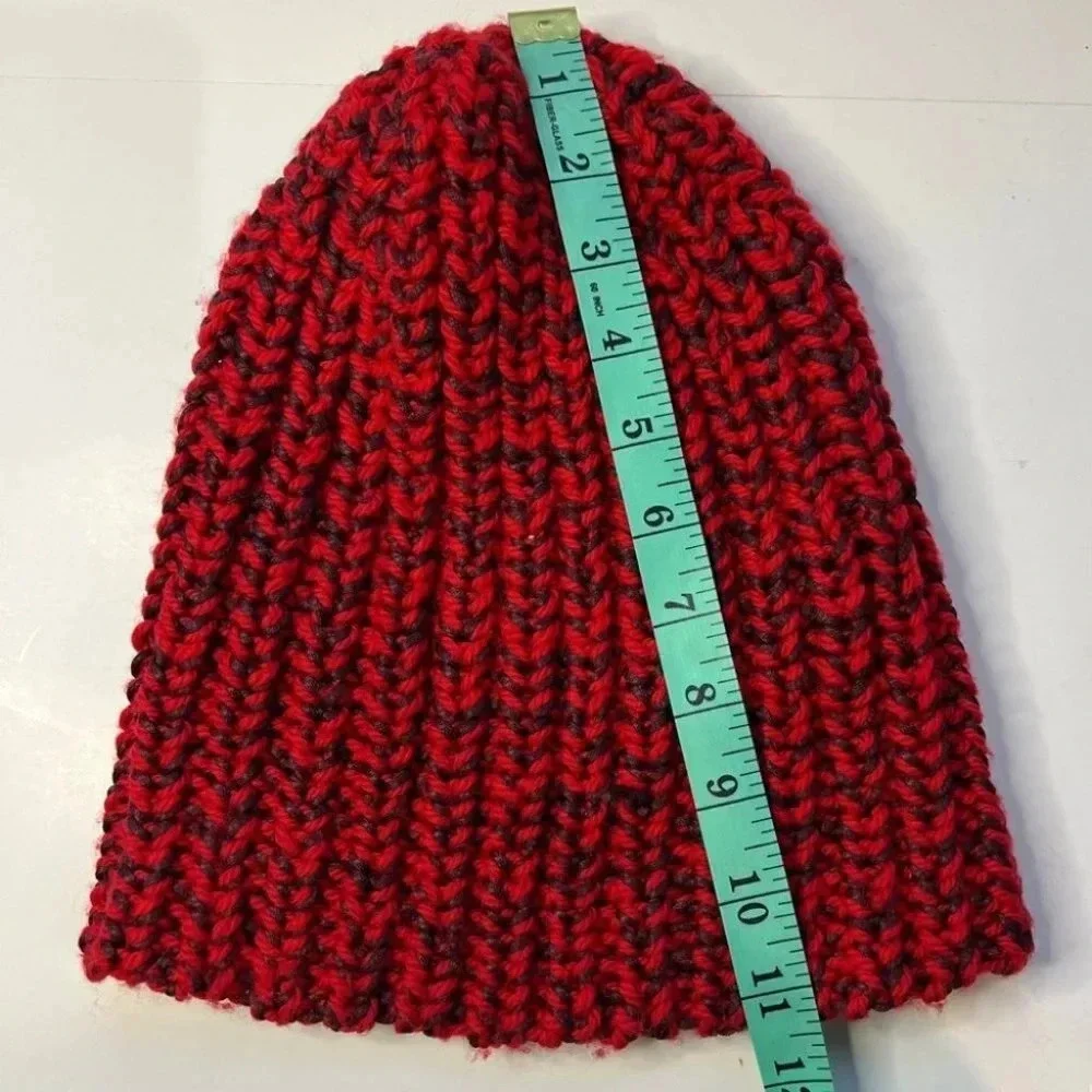 Rag & Bone Black and Red Beanie